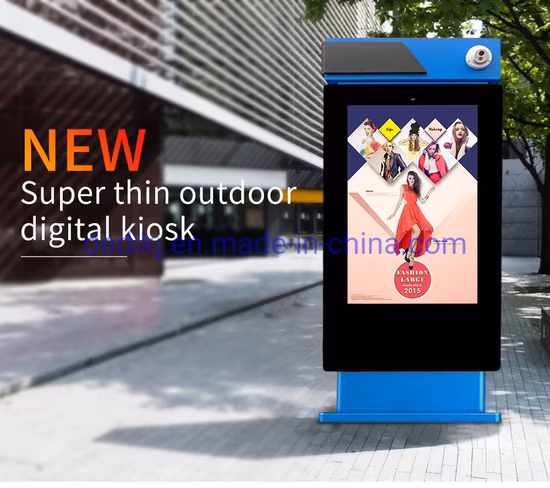 55 インチ屋外両面 2500 ニット LCD 広告装置